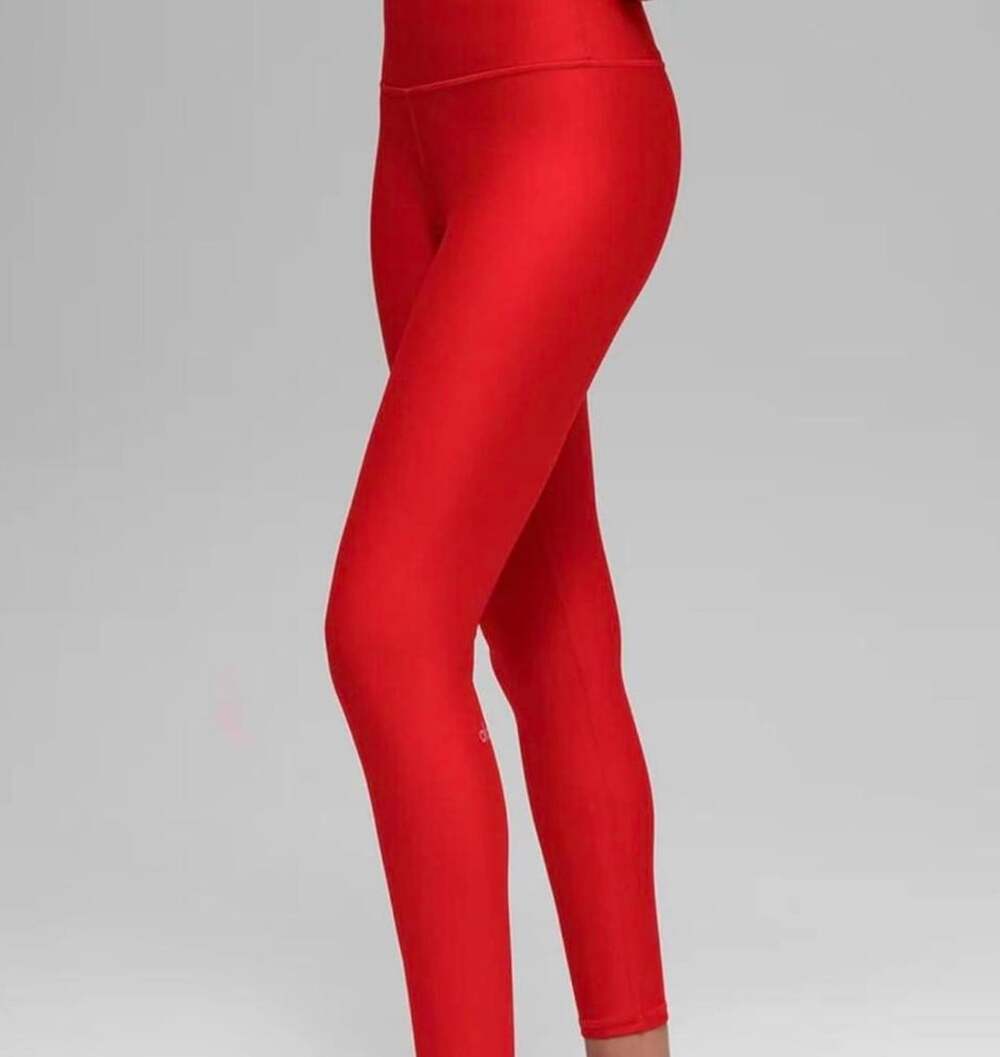 Alo Yoga High-Waist Airlift 7/8 Legging Red Size XS